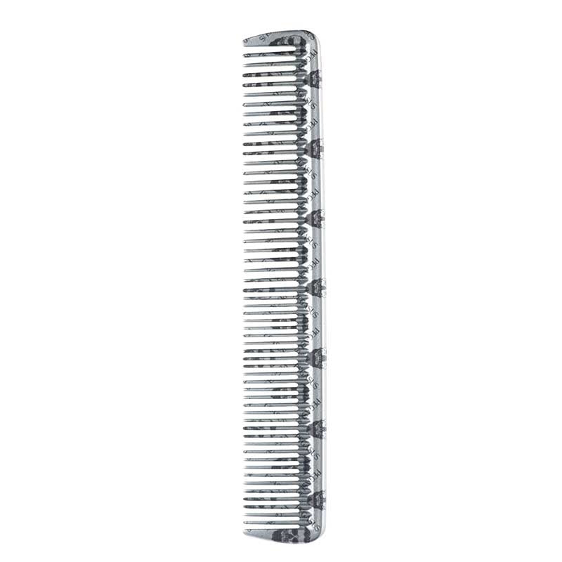 Gray Pegasus  Skelleto Silver Hard Rubber Cutting Comb  7.3in