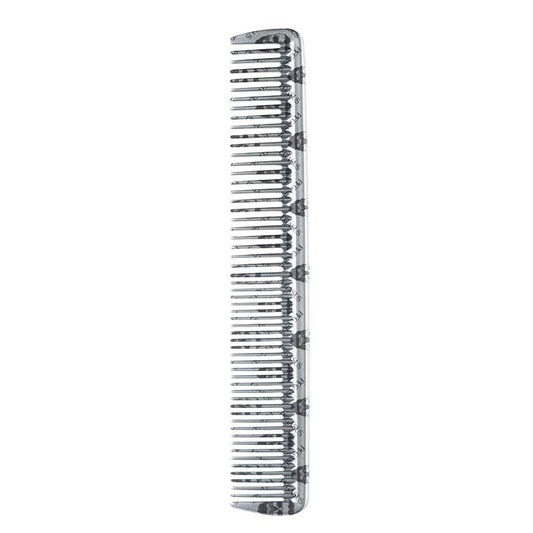 Gray Pegasus  Skelleto Silver Hard Rubber Cutting Comb  7.3in