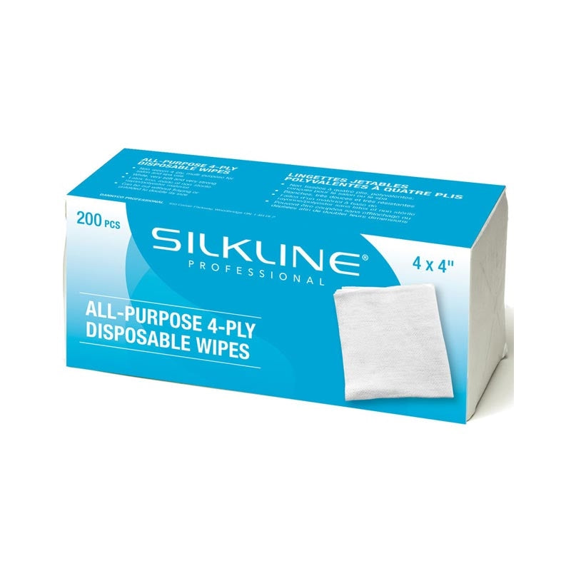 White Smoke Silkline  All Purpose Disposable Wipes  4x4