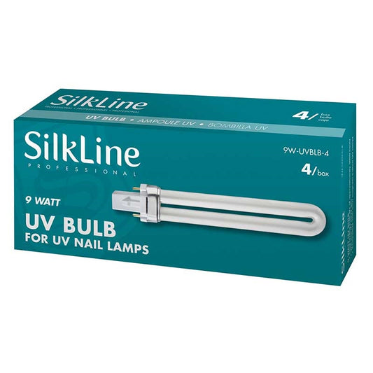 Dark Cyan Silkline  9 Watt Uv Bulb Value 4 pack