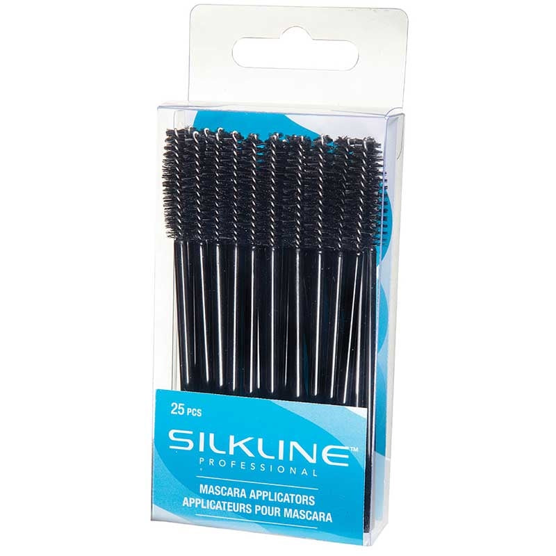 White Smoke Silkline  Disposable Mascara Applicators  25/pc