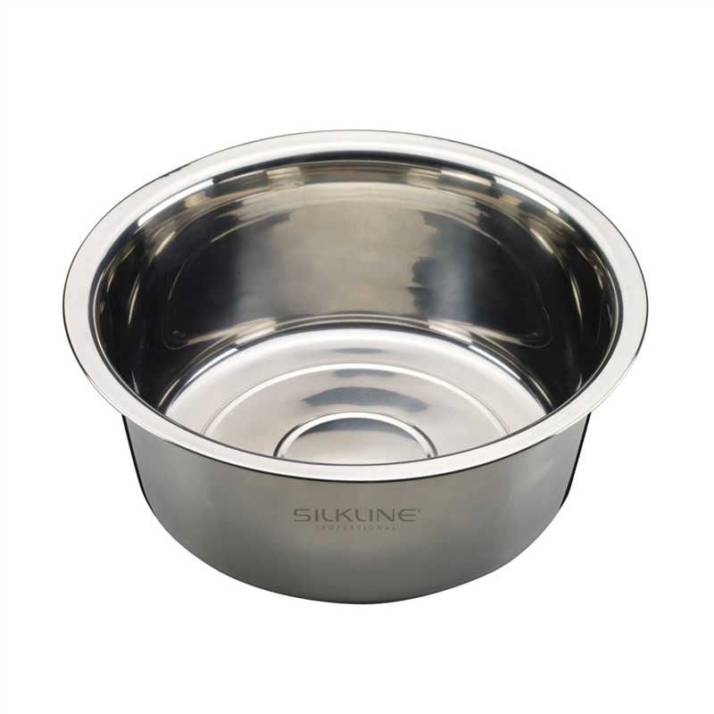 White Smoke Silkline Stainless Steel Pedicure Bowl