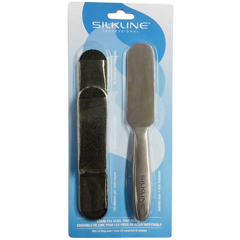 Dim Gray Silkline  Stainless Steel Foot File Kit