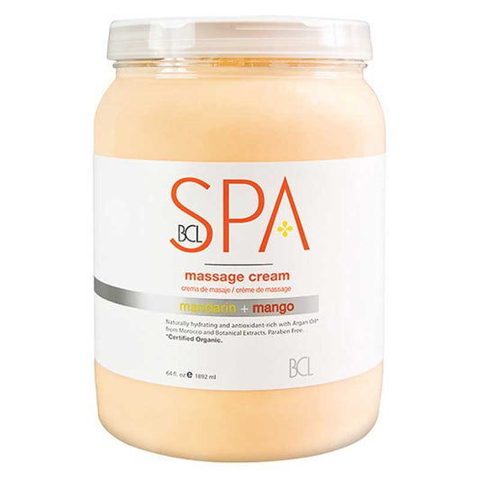 White Smoke BCL Spa  Mandarin Mango Massage Cream  64oz