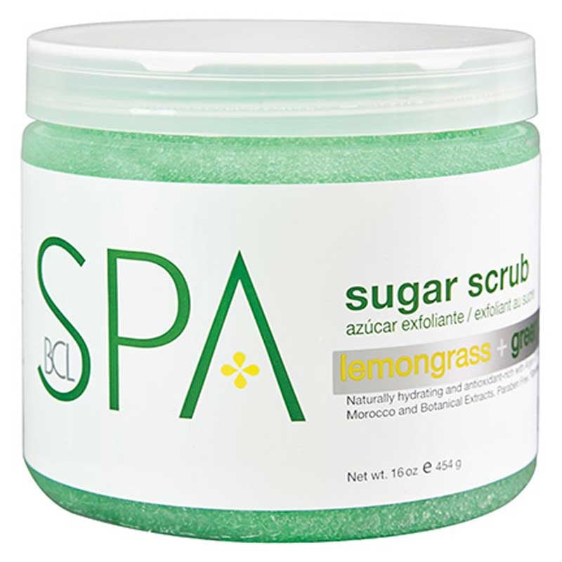 Lavender BCL Spa  Lemongrass Green Tea Sugar Scrub  16oz