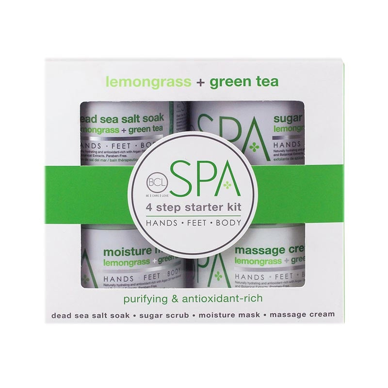 Lavender BCL Spa  Lemongrass Green Tea Starter Kit  16oz
