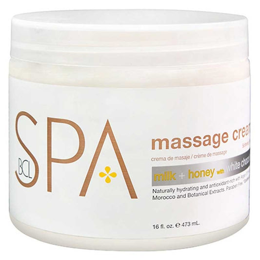Lavender BCL Spa  Milk Honey White Chocolate Massage Cream  16oz