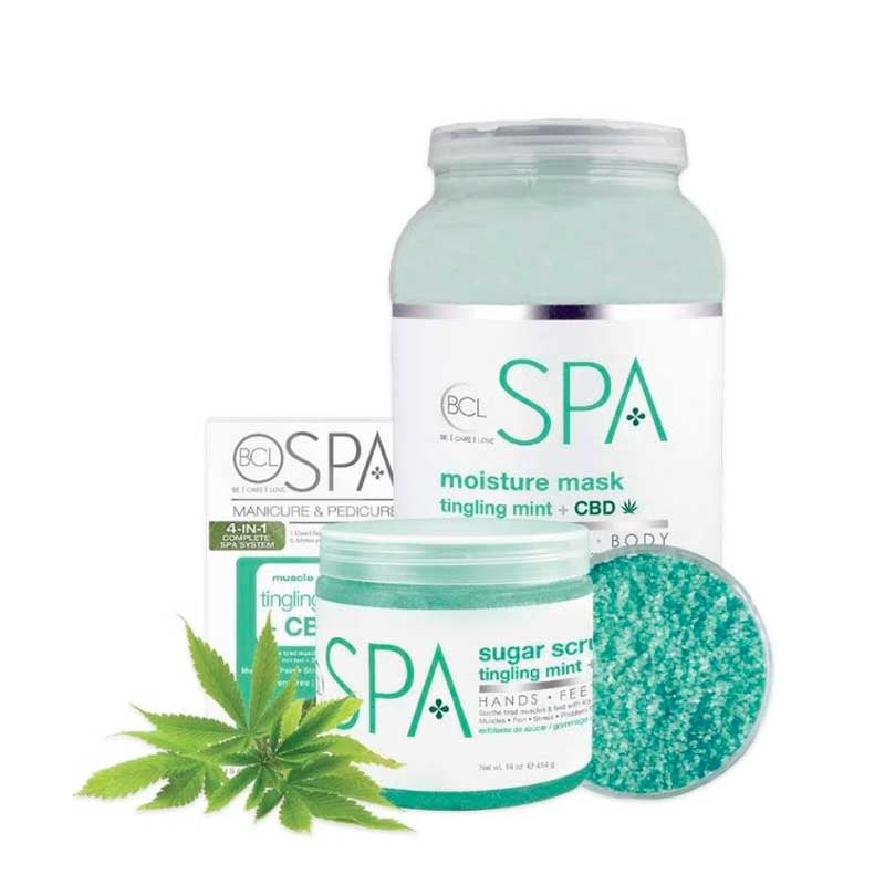 White Smoke BCL Spa  Tingling Mint CBD Moisture Mask  16oz
