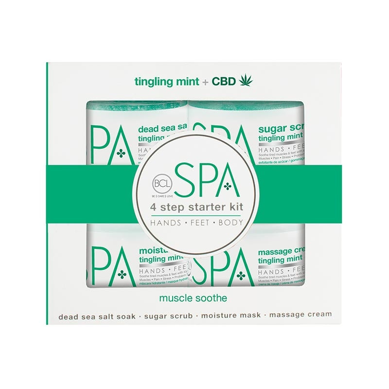 White Smoke BCL Spa  Tingling Mint CBD Starter Kit  16oz
