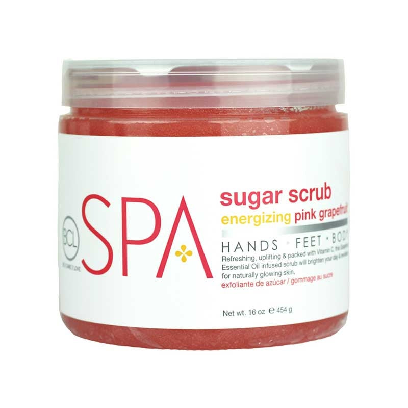 White Smoke BCL Spa  Pink Grapefruit Sugar Scrub  16oz