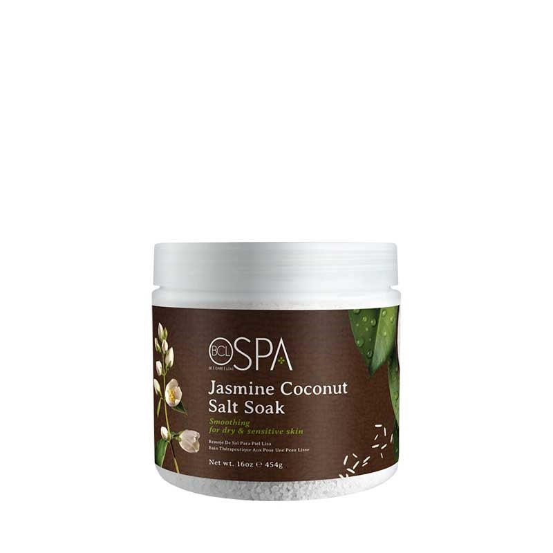 Dark Slate Gray BCL Spa  Jasmine Coconut Salt Soak  16oz