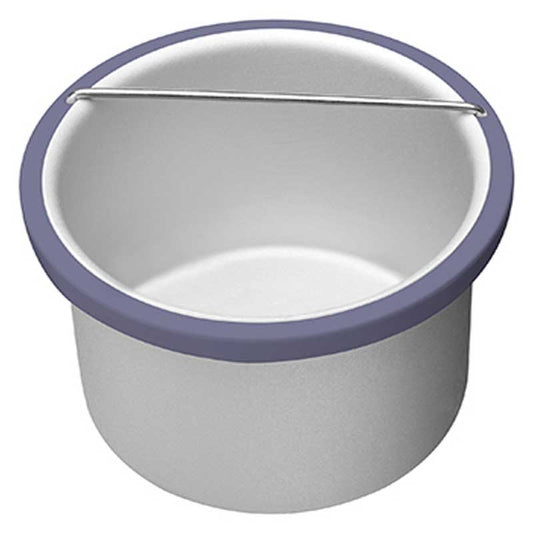 Gray Satin Smooth  Removable Metal Wax Pot