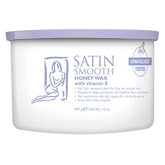 White Smoke Satin Smooth  Honey Wax  14oz