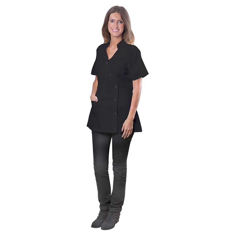 White Smoke LePro  Spa Jacket  Large Black