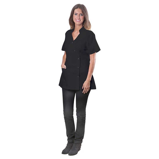 White Smoke LePro  Spa Jacket  Large Black