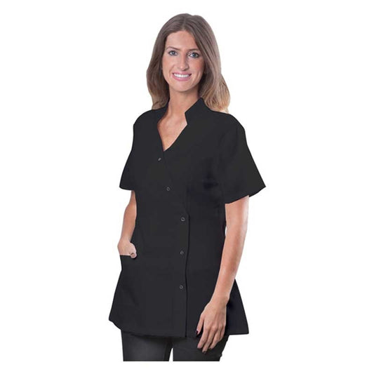 White Smoke LePro  Spa Jacket  Medium Black