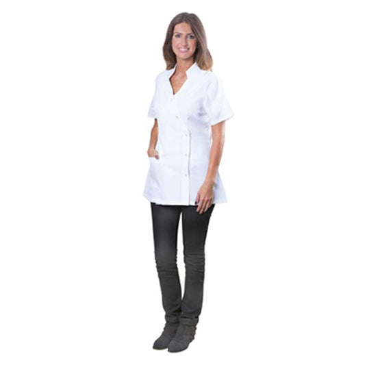 White Smoke LePro  Spa Jacket  Large  White