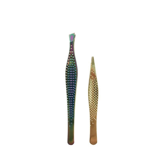 White Smoke Silkline  Wild Orchid  Tweezer Slant Point 2/Set  Single