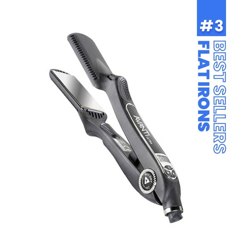 White Smoke Avanti  Wet To Dry NanoTitanium Flat Iron  13/8in