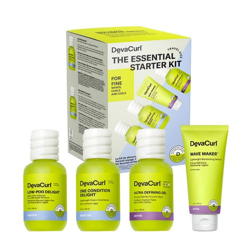 White Smoke DevaCurl Essential Starter Kit - Fine