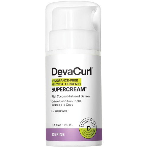 White Smoke DevaCurl Fragrance-Free Supercream Definer 5oz