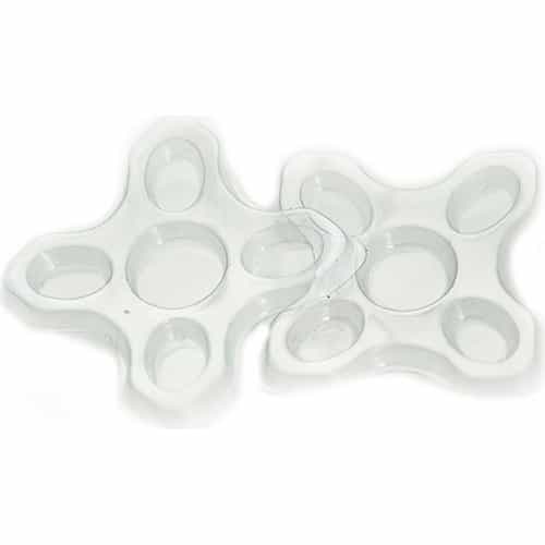 White Smoke JB Disposable Plastic Glue Trays, Pack of 12 - JBA1013