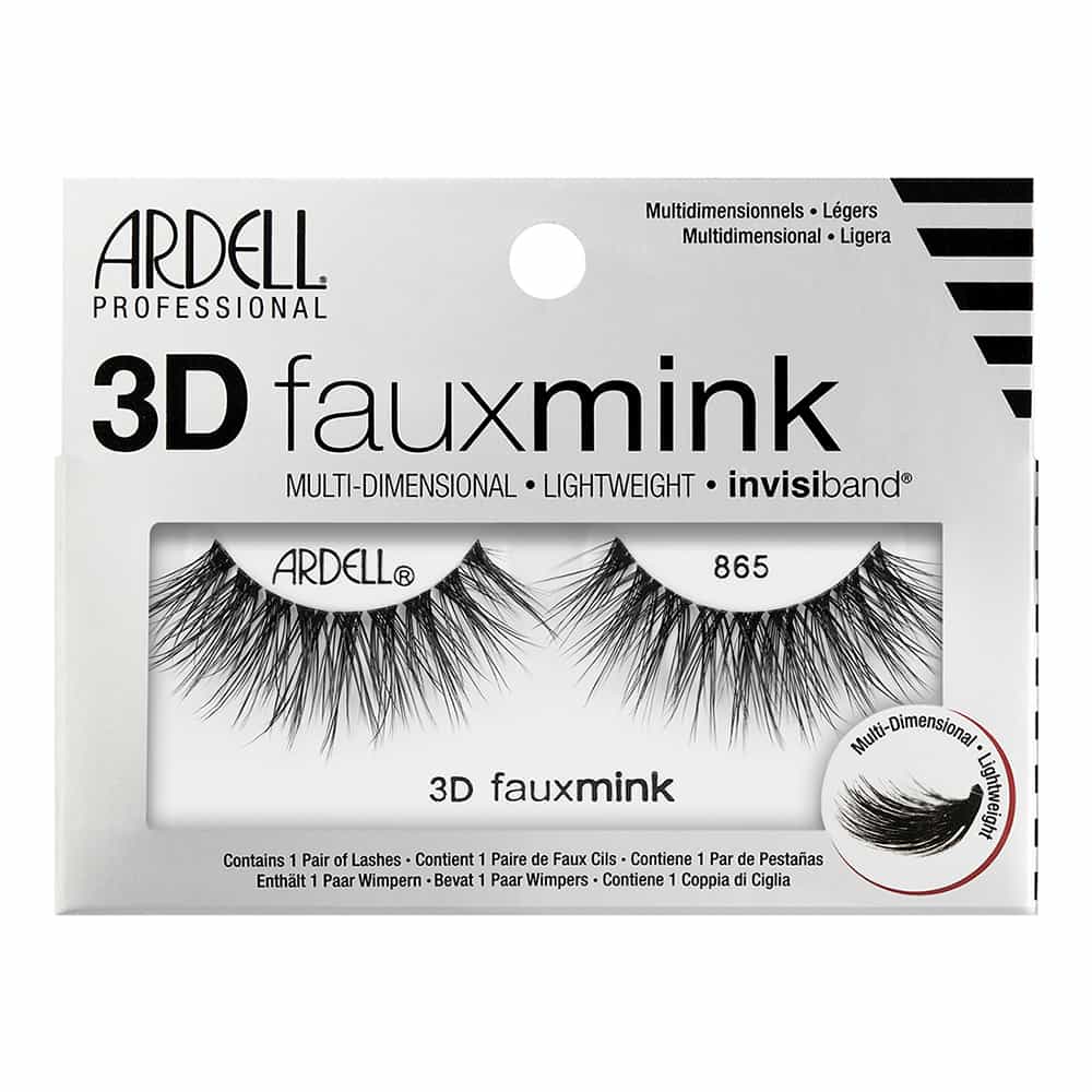 Light Gray Ardell 3D Fauxmink Lashes 1 Pair - 865 Black 32518