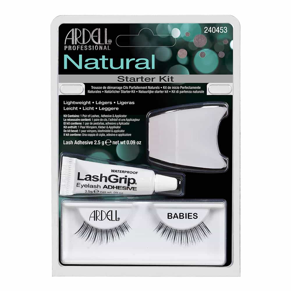 Lavender Ardell Natural Lashes Starter Kit - Babies Black 61166