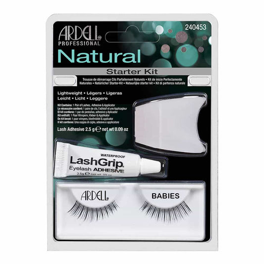 Lavender Ardell Natural Lashes Starter Kit - Babies Black 61166
