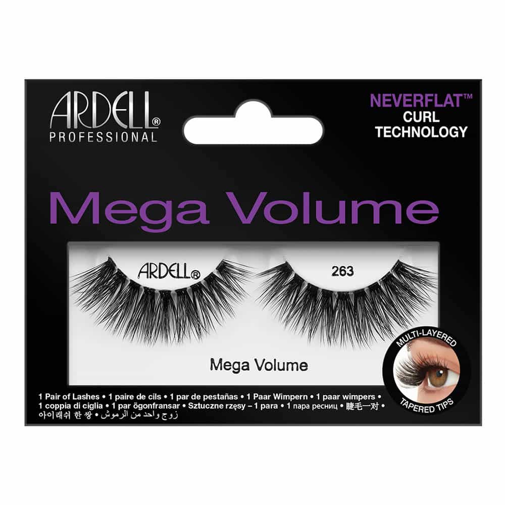 Black Ardell Mega Volume Lashes 1 Pair - 263 Black 62183