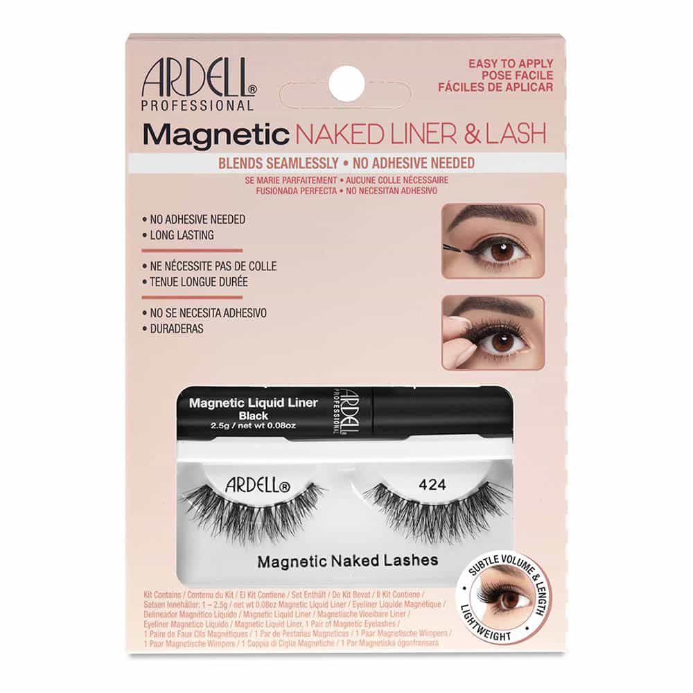Light Gray Ardell Magnetic Naked Liner & Lash Kit - 424 Black 64901