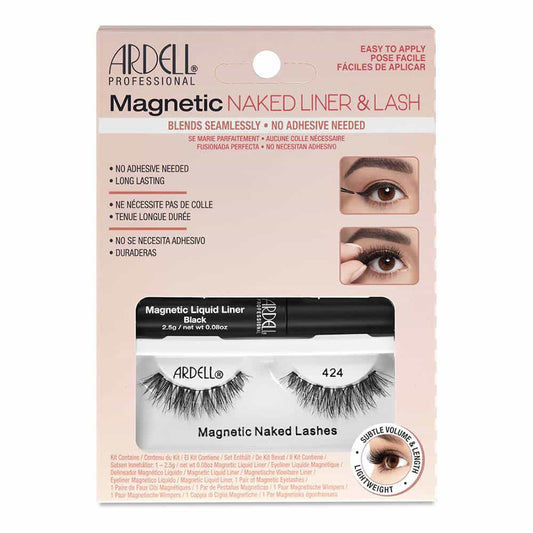Light Gray Ardell Magnetic Naked Liner & Lash Kit - 424 Black 64901