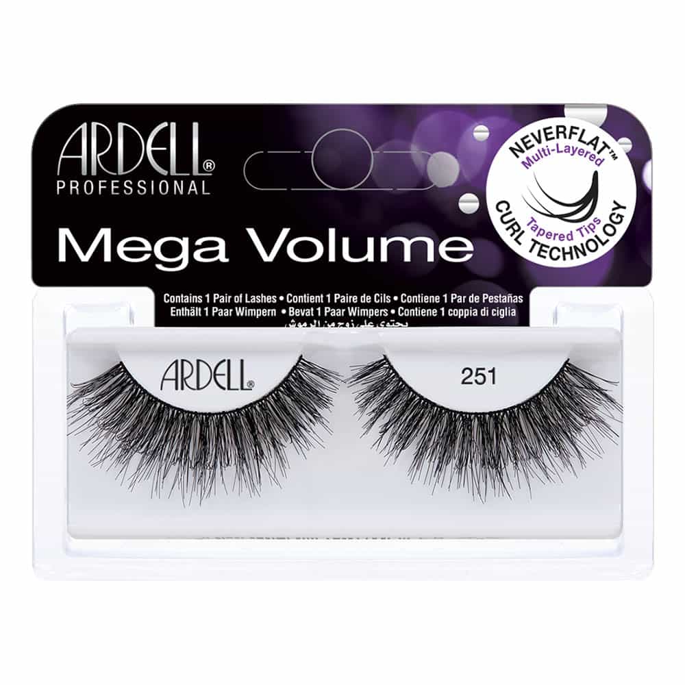 White Smoke Ardell Mega Volume Lashes 1 Pair - 251 Black 65271