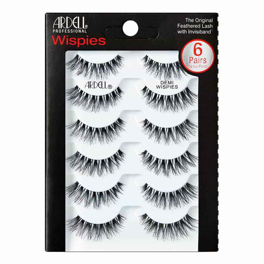 White Smoke Ardell Wispies Lashes 6 Pairs - Demi Wispies Black 65708