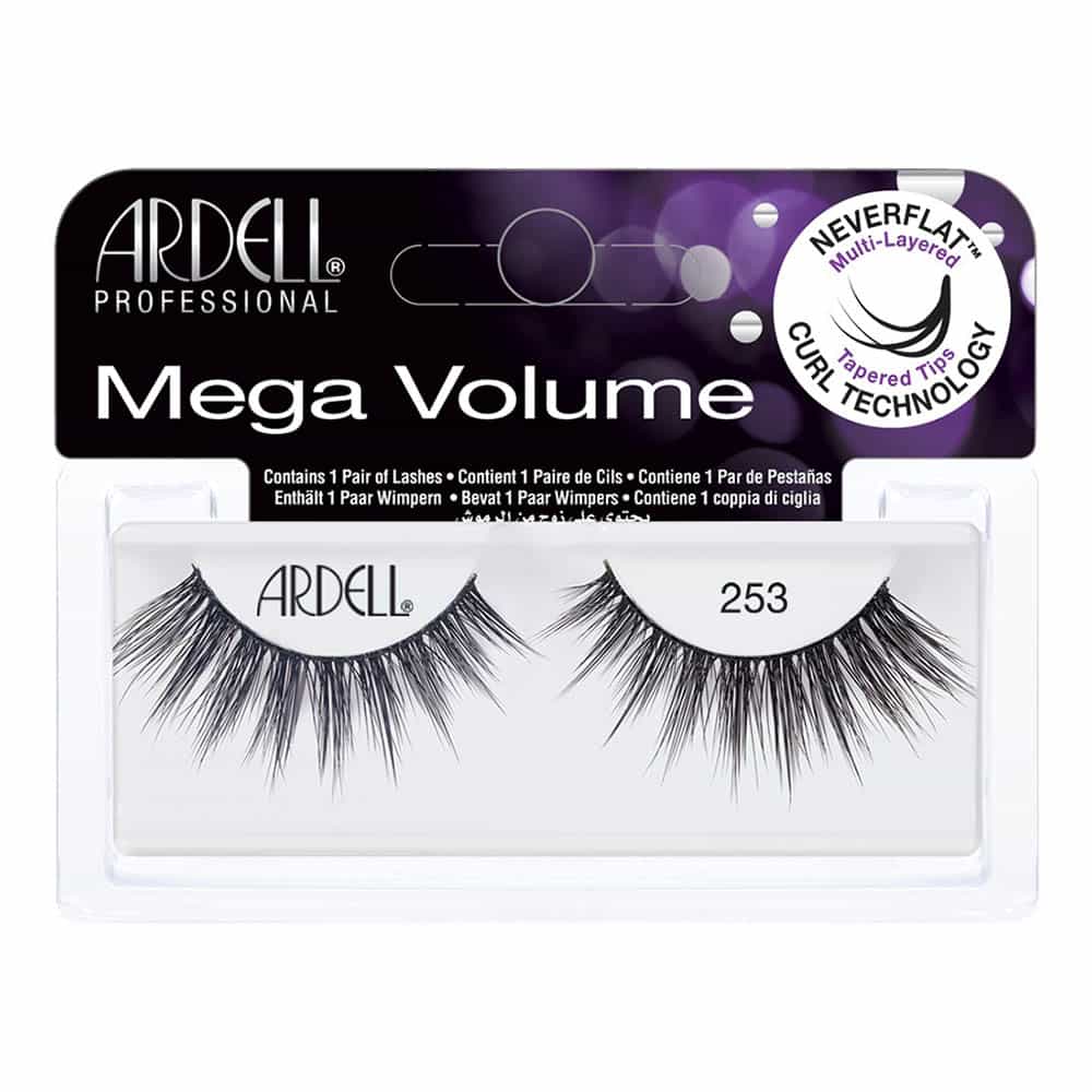 Lavender Ardell Mega Volume Lashes 1 Pair - 253 Black 66467