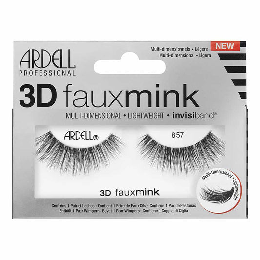 Gray Ardell 3D Fauxmink Lashes 1 Pair - 857 Black 67453