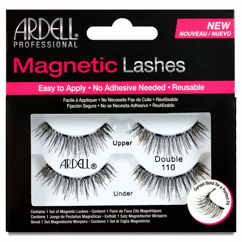 Black Ardell Magnetic Lashes Set(Upper/Under) - Double 110