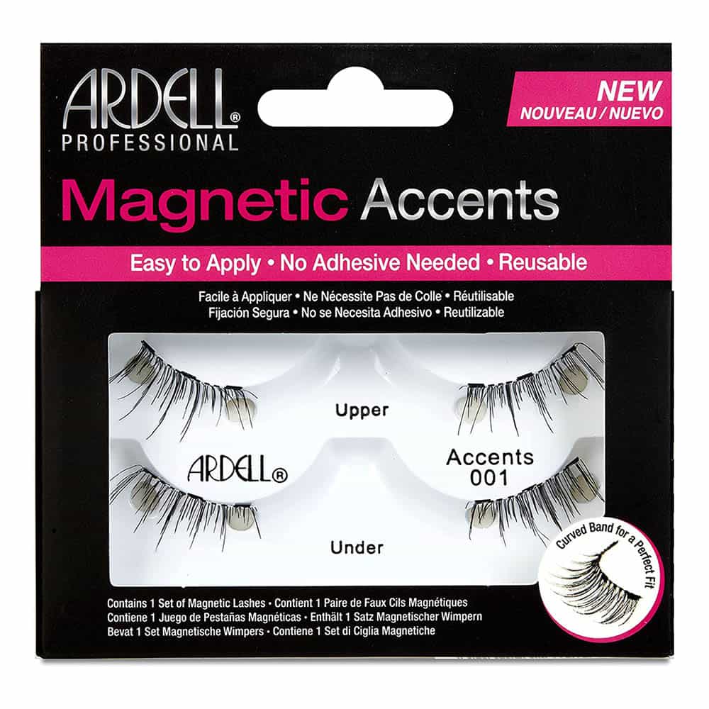 Black Ardell Magnetic Accents 2Pairs Upper/Under - 001 Black 67953