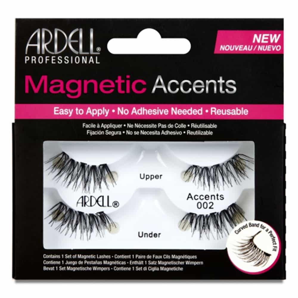 Black Ardell Magnetic Accents 2Pairs Upper/Under - 002 Black 67954