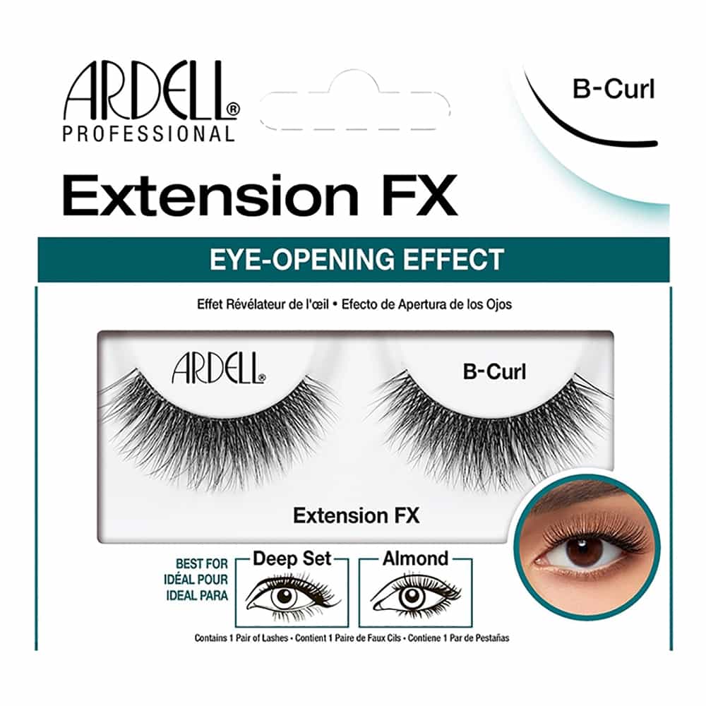 White Smoke Ardell Extension FX Lashes - Eye-Opening Effect B-Curt 68692