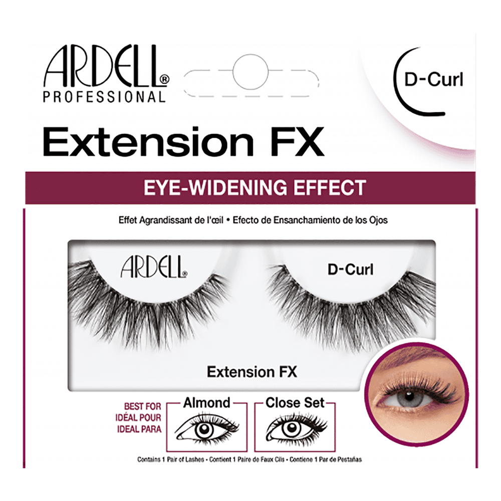 White Smoke Ardell Extension FX Lashes- Eye-Widening Effect D-Curt 68693