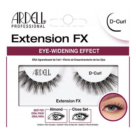 White Smoke Ardell Extension FX Lashes- Eye-Widening Effect D-Curt 68693