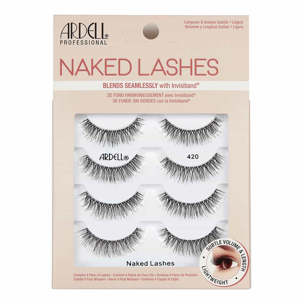 Light Gray Ardell Naked Lashes 4 Pairs - 420 Black 69870