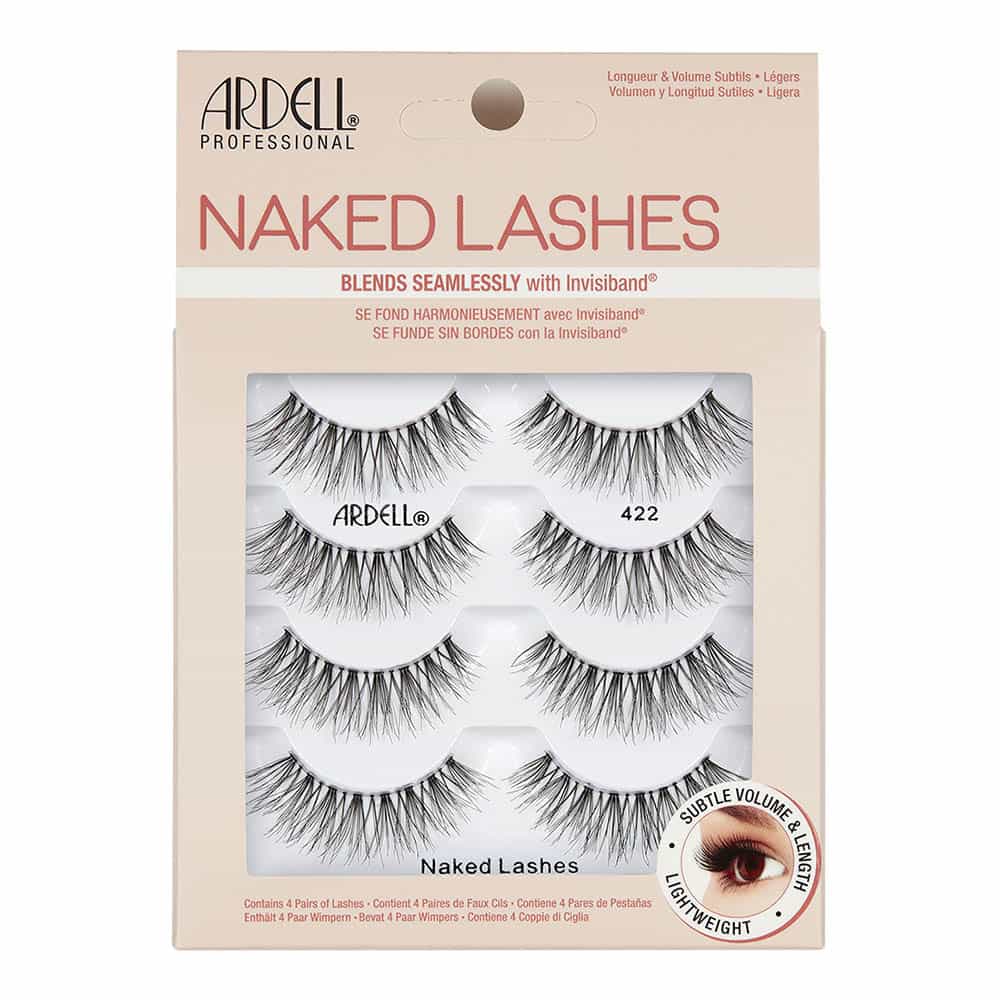Light Gray Ardell Naked Lashes 4 Pairs - 422 Black 69872
