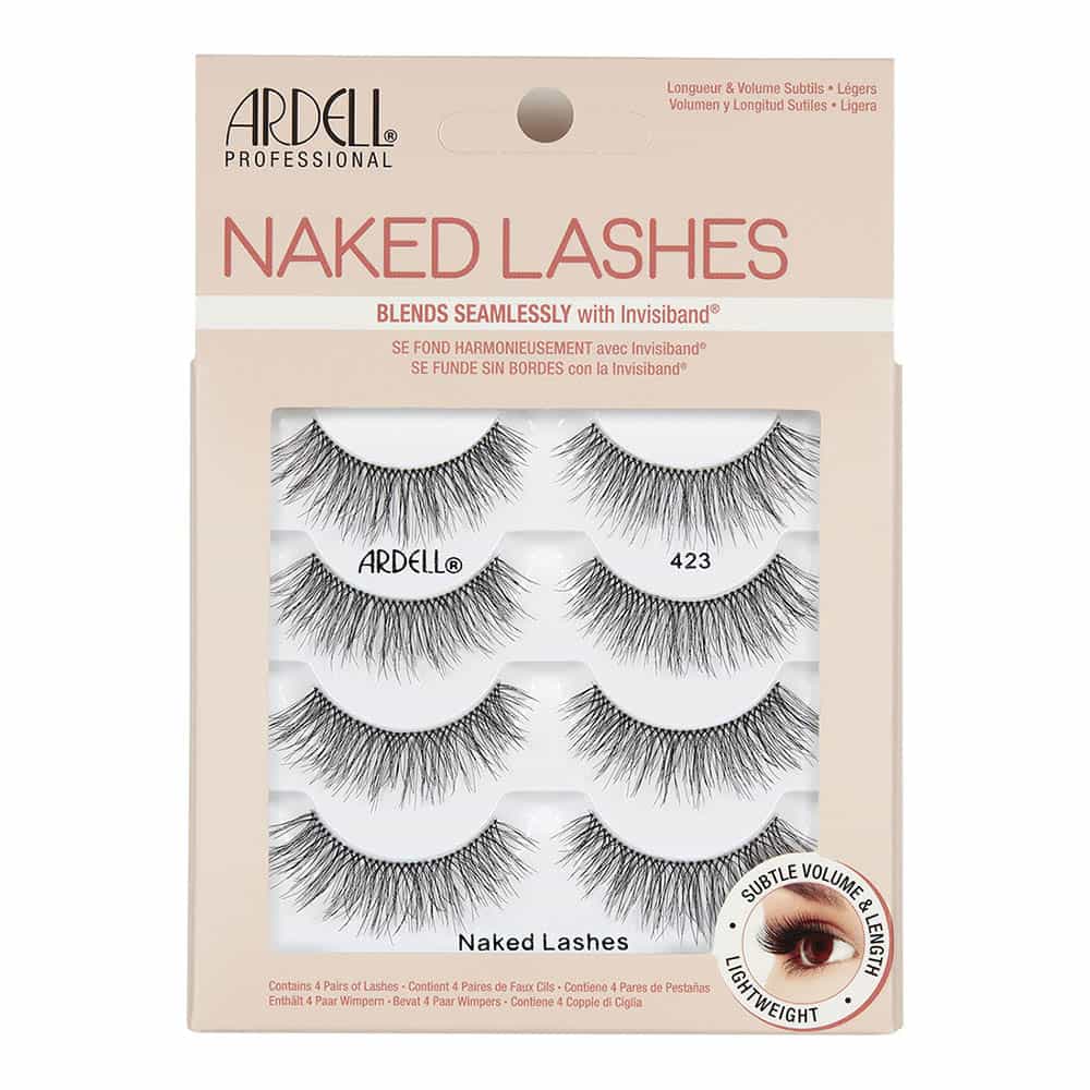 Light Gray Ardell Naked Lashes 4 Pairs - 423 Black 69873