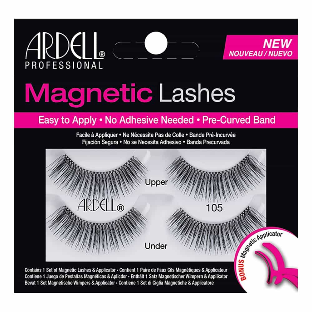 Black Ardell Magnetic Lashes 2 Pairs Upper/Under - 105 Black 70458