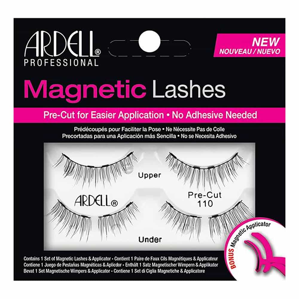 Black Ardell Magnetic Lashes 2Pairs Upper/Under- 110 Pre-Cut 70473