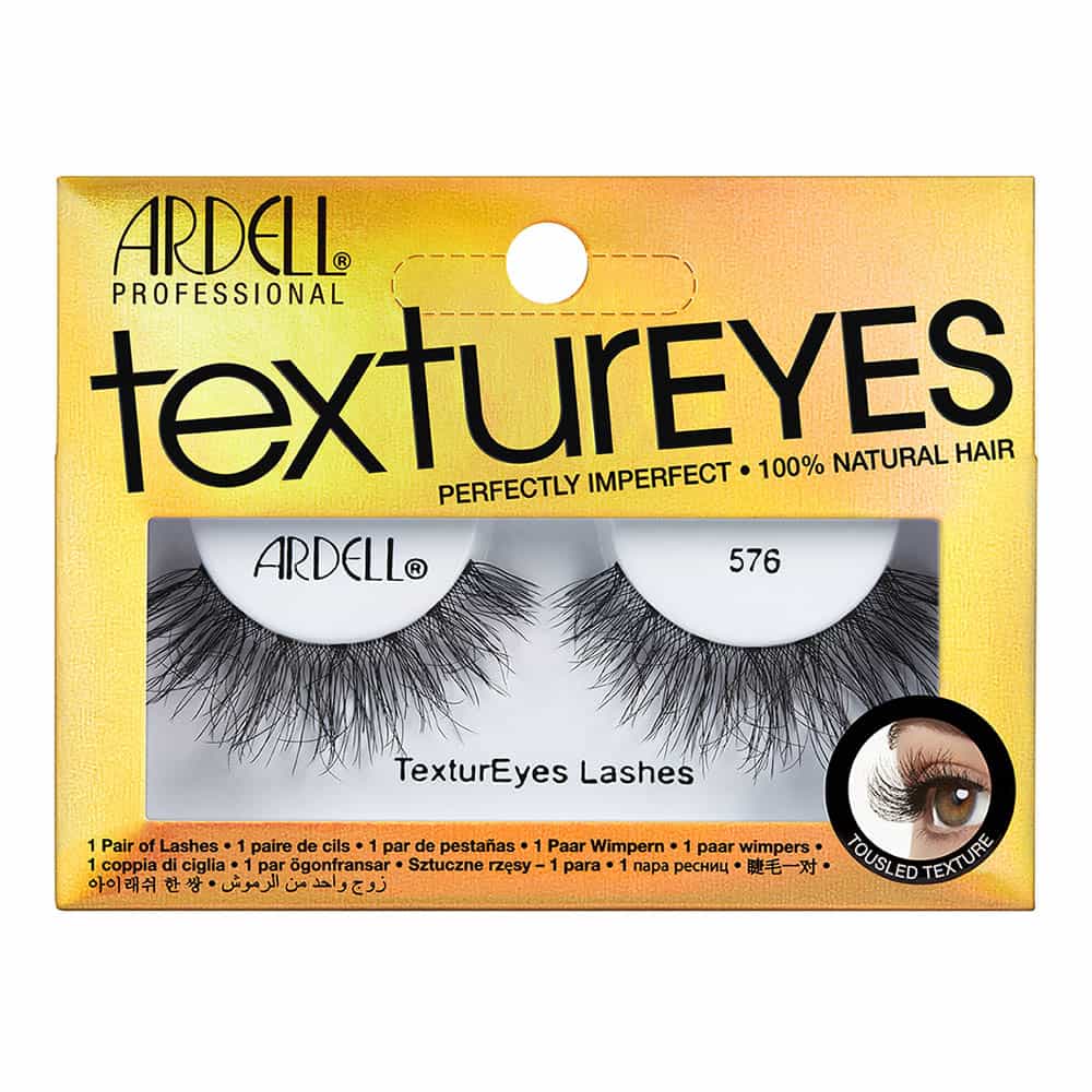 Light Goldenrod Ardell TexturEyes Lashes 1 Pair - 576 Black 70488