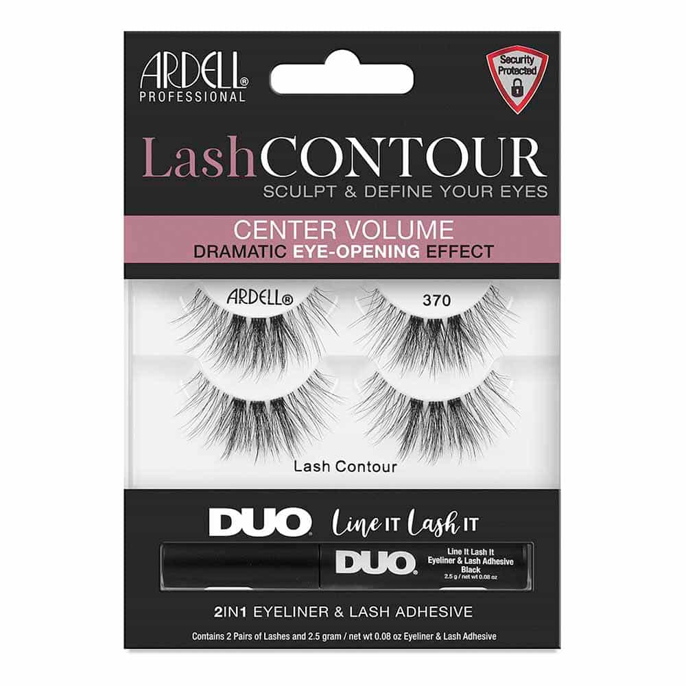 Dark Slate Gray Ardell Lash Contour Center Volume 2 Pairs - 370 Black 71765