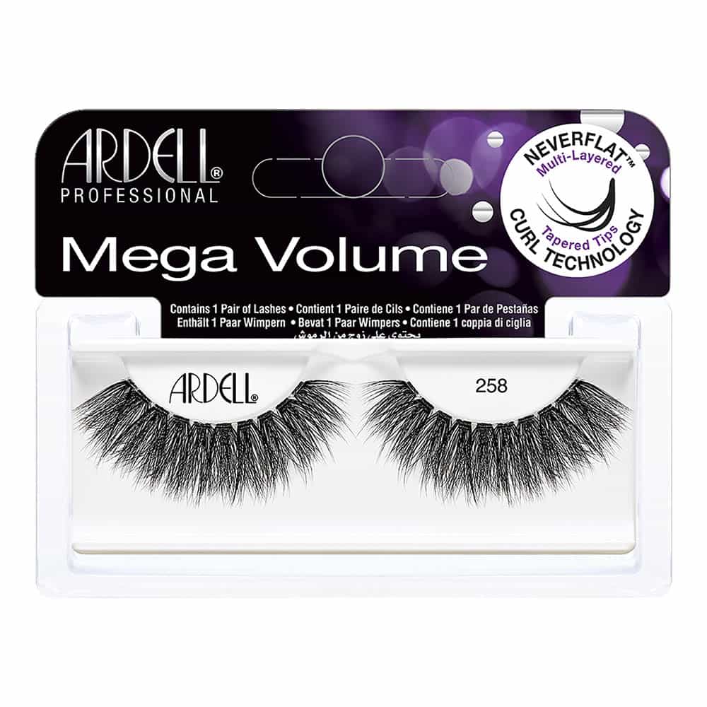 White Smoke Ardell Mega Volume Lashes 1 Pair - 258 Black 72263